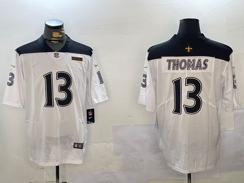 Men New Orleans Saints #13 Thomas White City Edition 2024 Nike Limited NFL Jersey style 1->new orleans saints->NFL Jersey